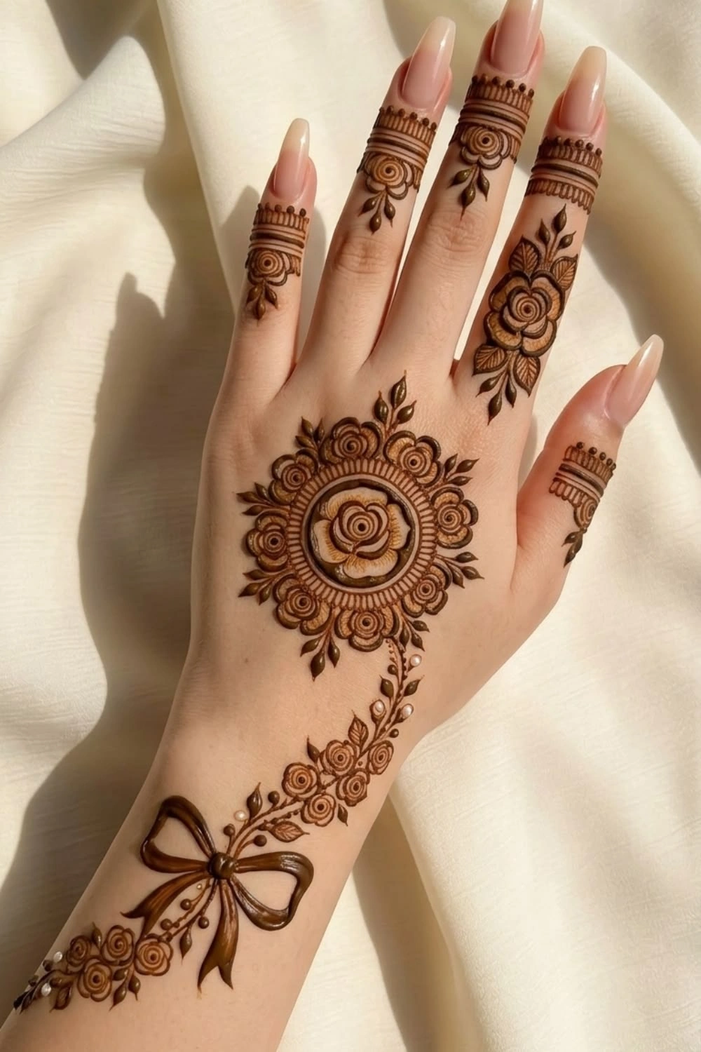 Back Hand Mehndi Design