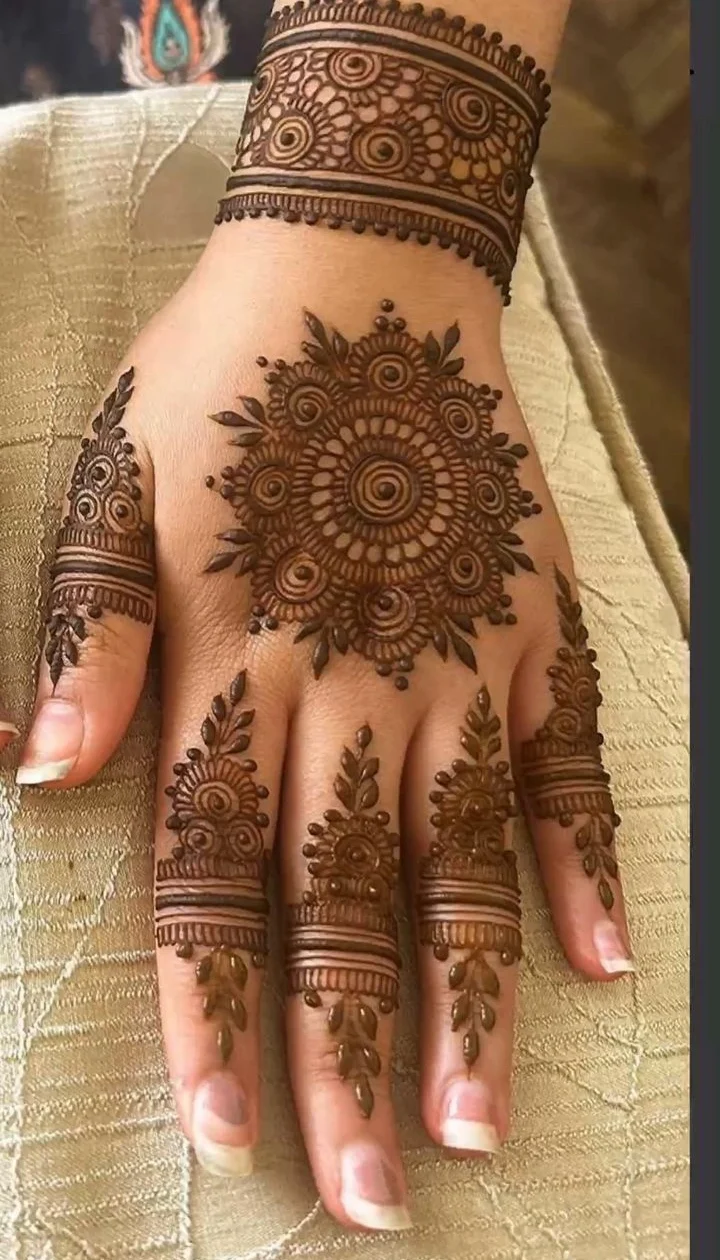 Back Hand Mehndi Design