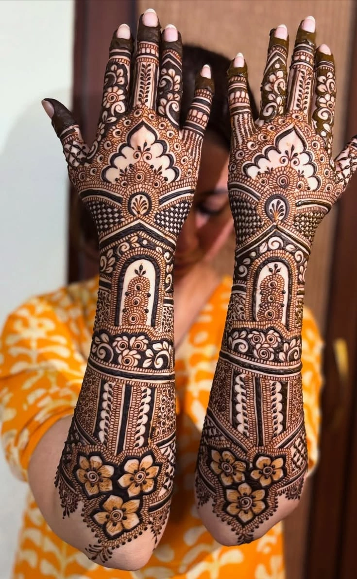 Back Hand Mehndi Design