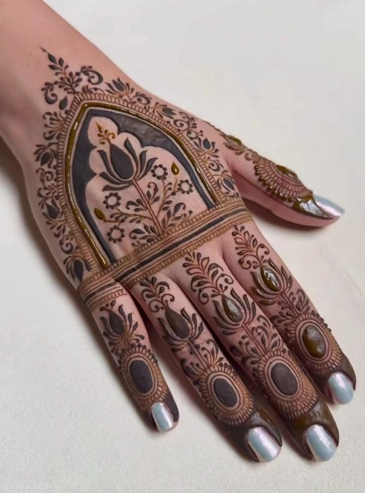 Back Hand Mehndi Design