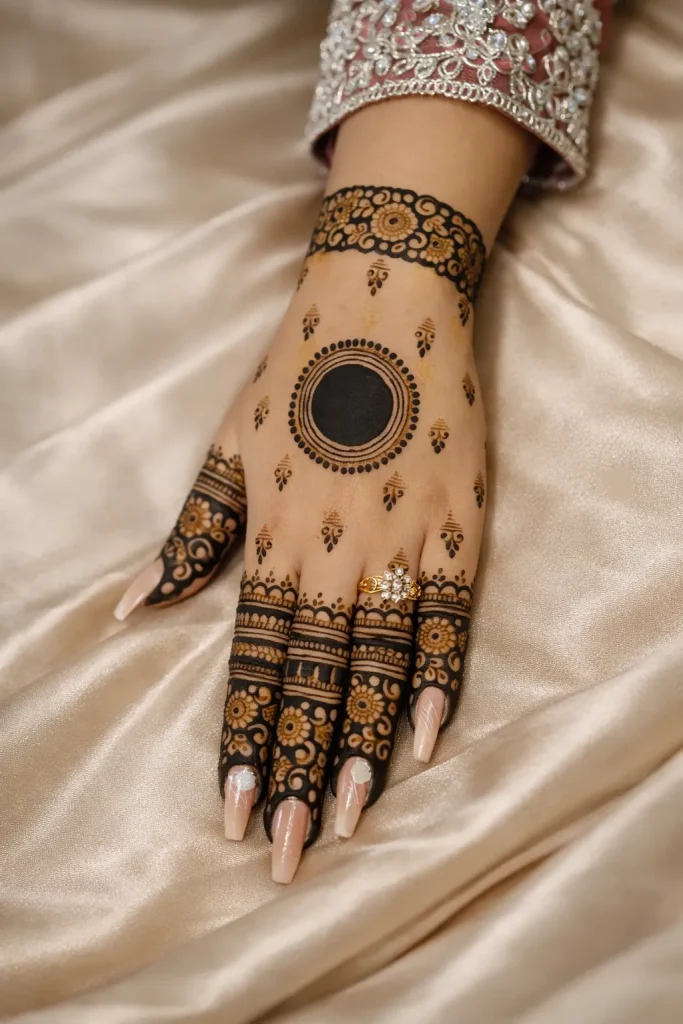 happy karva chauth mehandi design