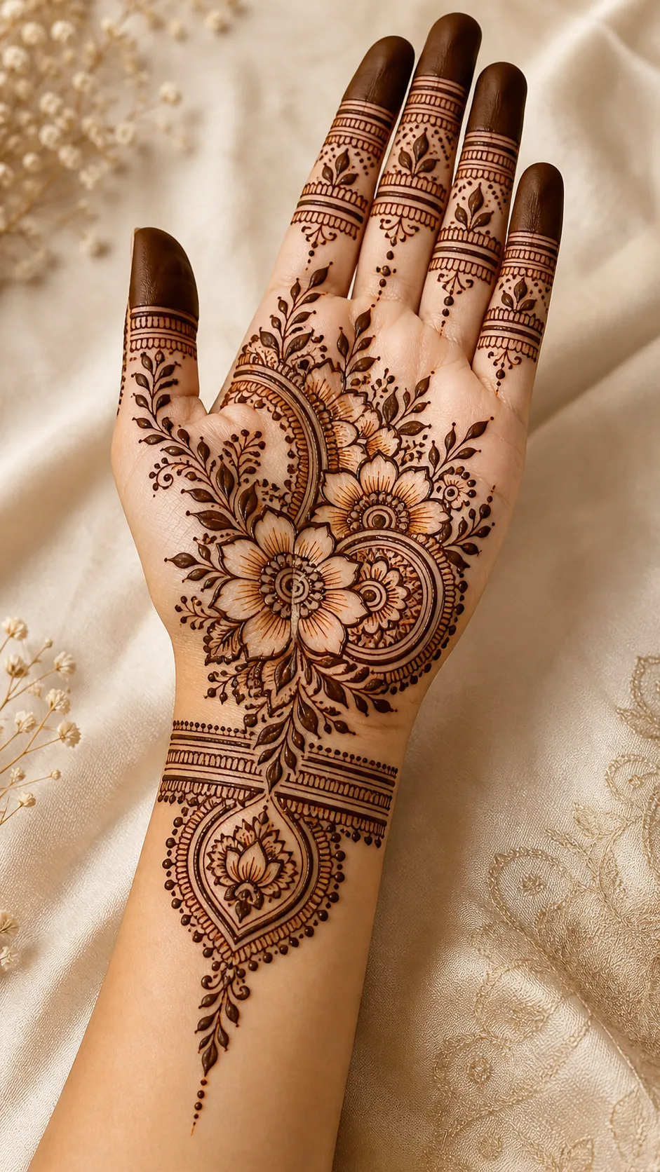 simple arabic mehandi design