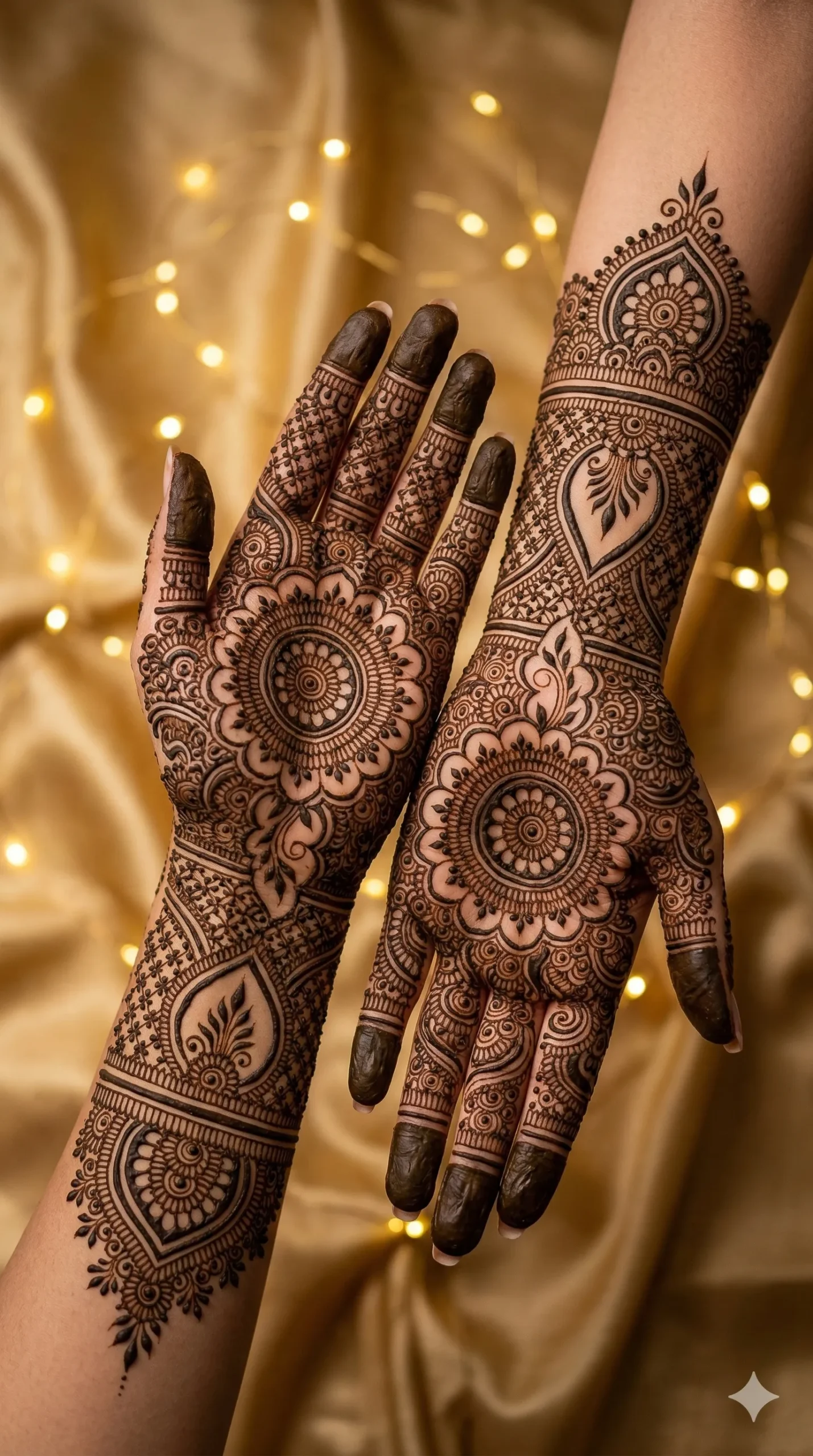 Arabic Full Hand Mehandi Design