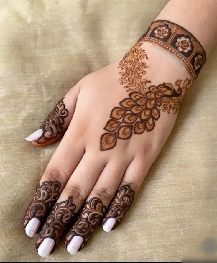 Party Stylish Kashees Mehndi Design