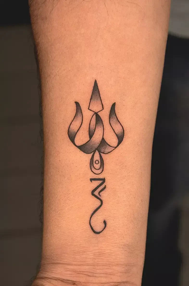 Simple Mahadev Tattoo Design