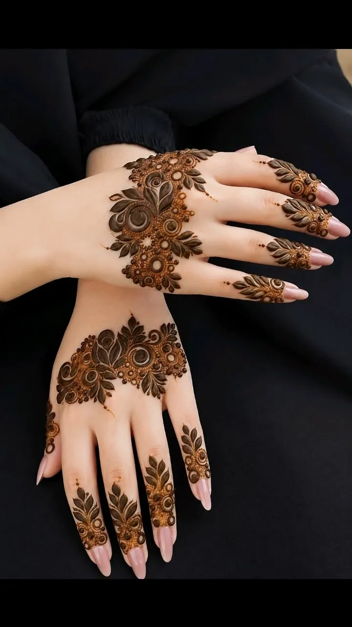 Kashees Mehndi Design Back Hand