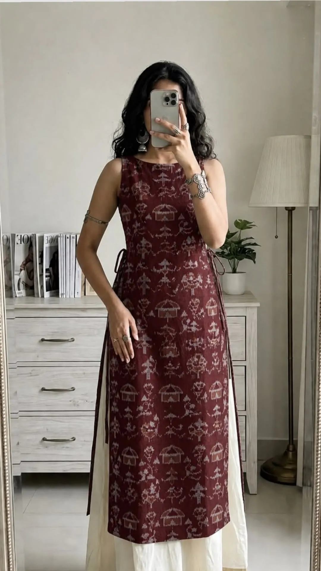 Stylish Sambalpuri Kurti Design