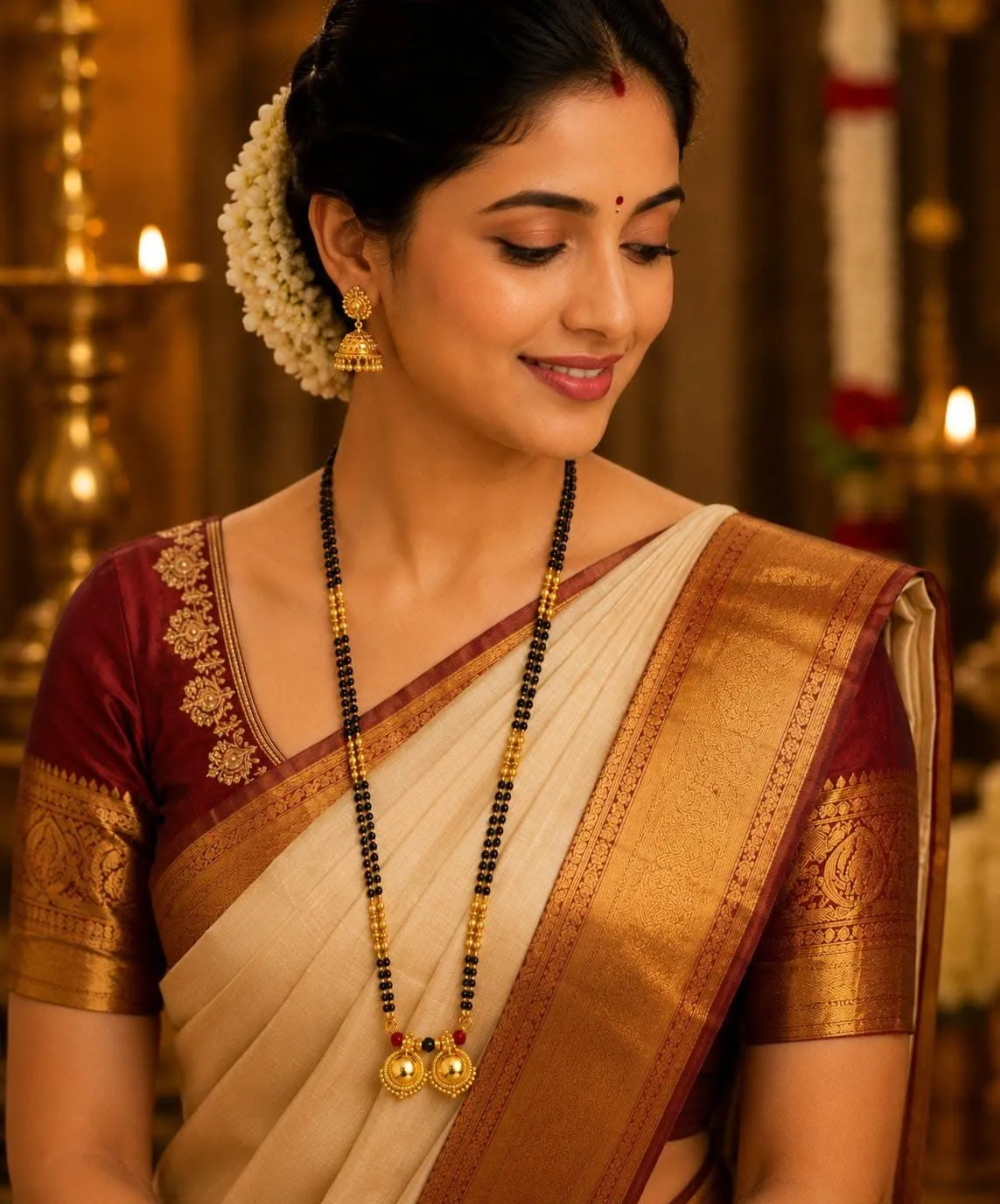 Long South Indian Mangalsutra Design