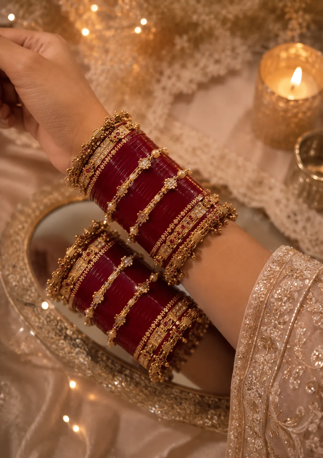 Heavy Bridal Chura Design