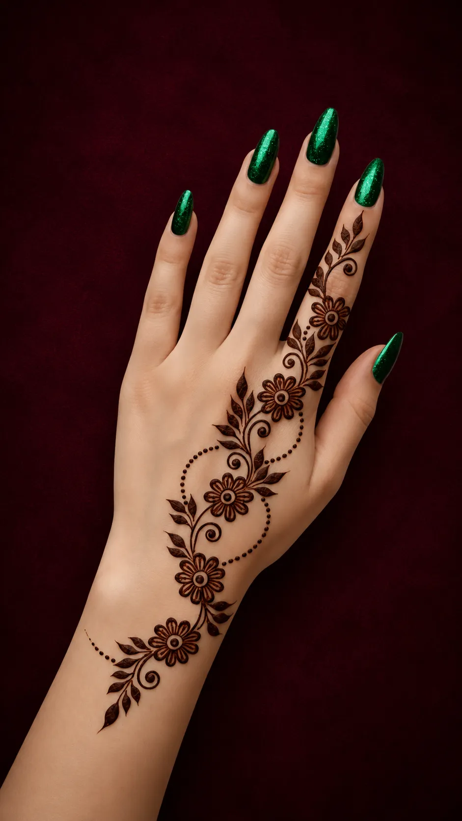 Easy Simple Bail Mehndi Design