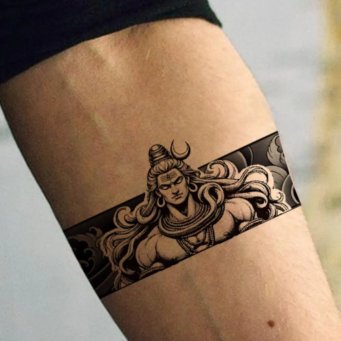 Har Har Mahadev Tattoo Design