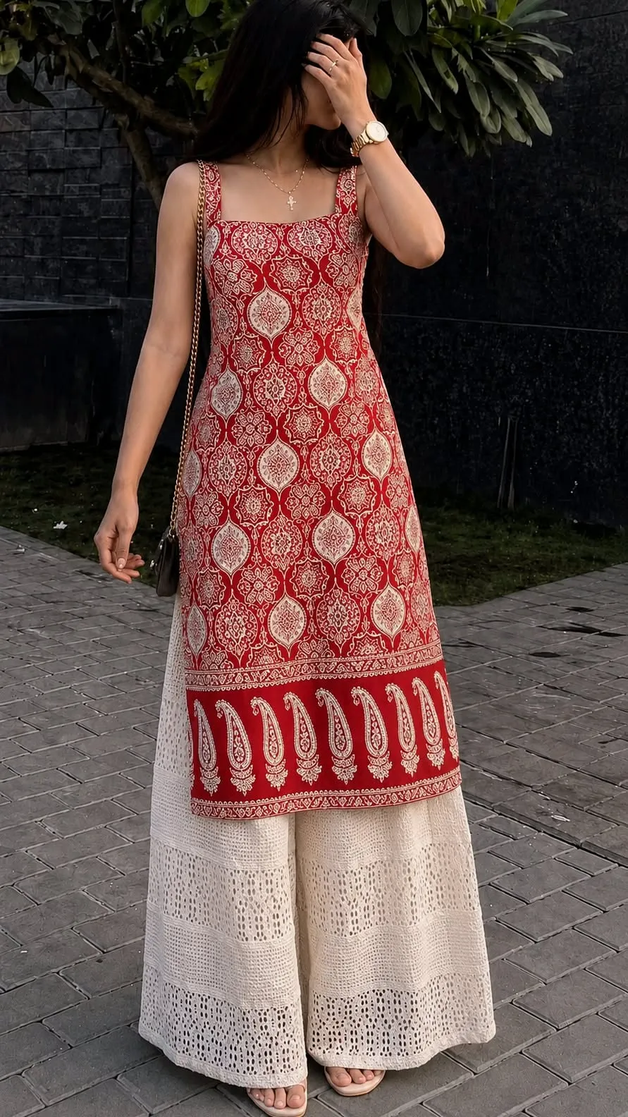Stylish Sambalpuri Kurti Design