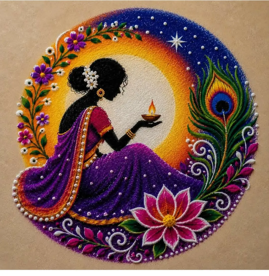 Beautiful Attractive Big Rangoli Designs