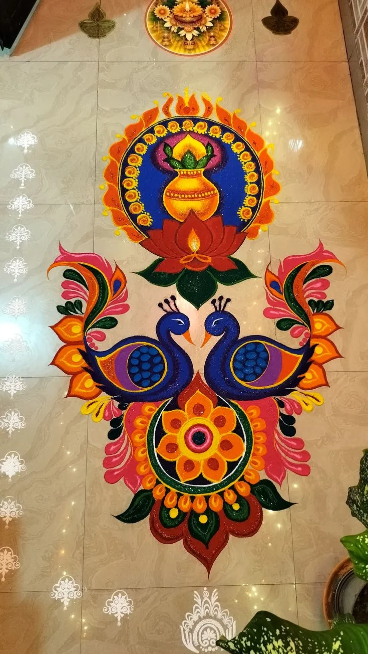Creative Attractive Big Rangoli Designs