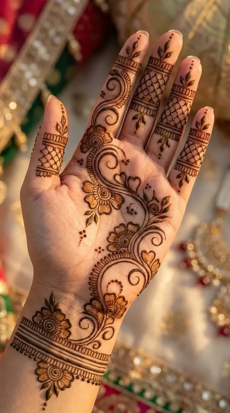 Cute Simple Mehndi Designs (4)