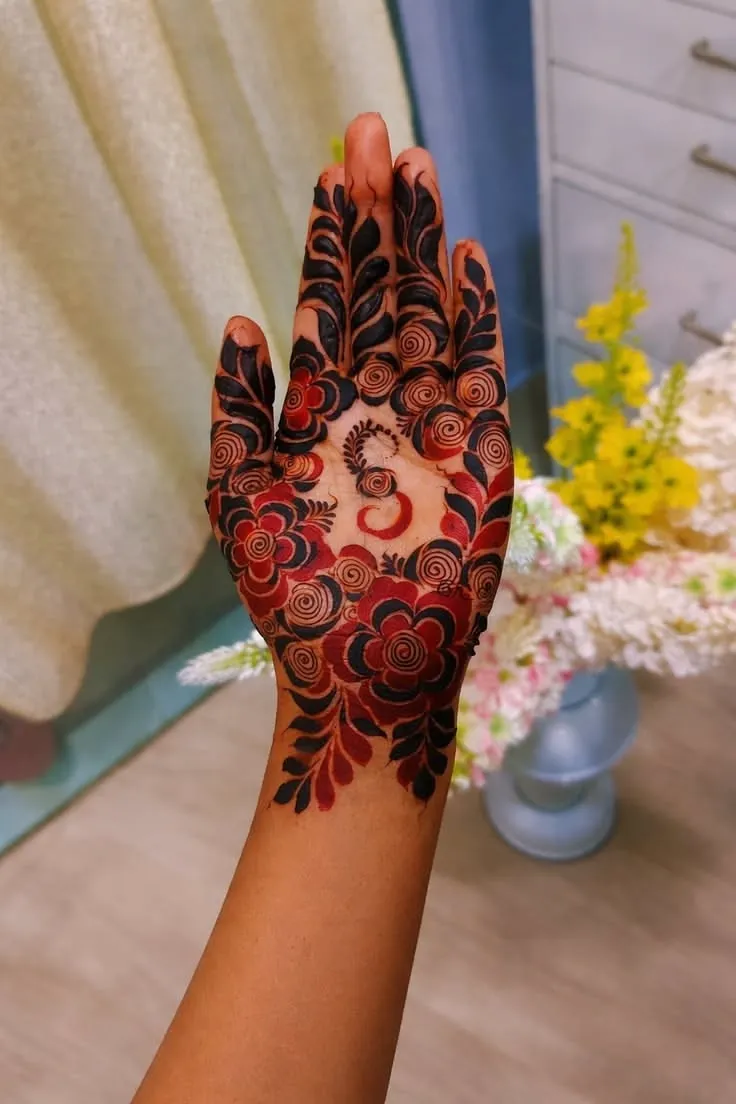 Dubai Mehndi Design Back Hand (3)