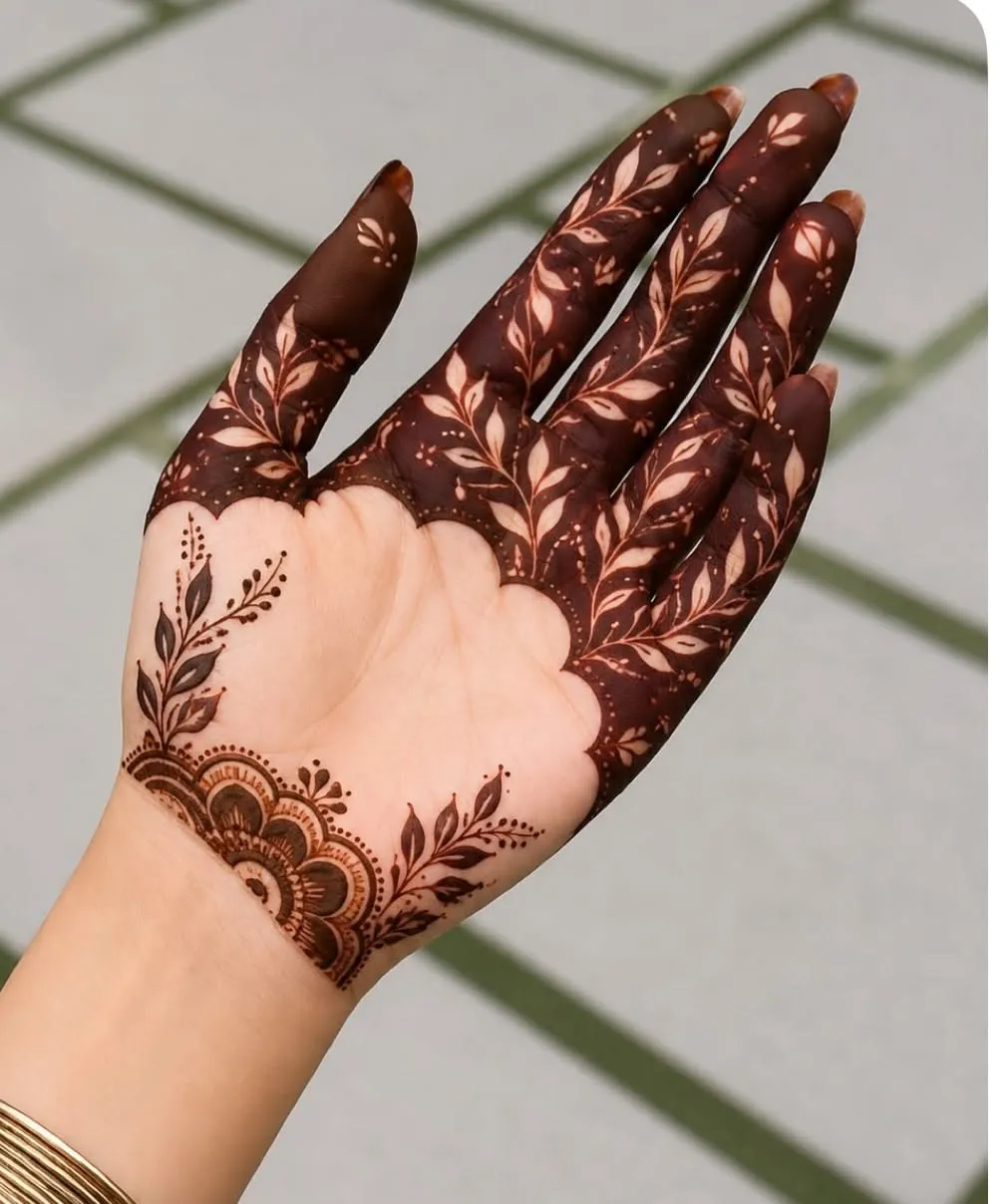 Dubai Mehndi Design Back Hand (4)