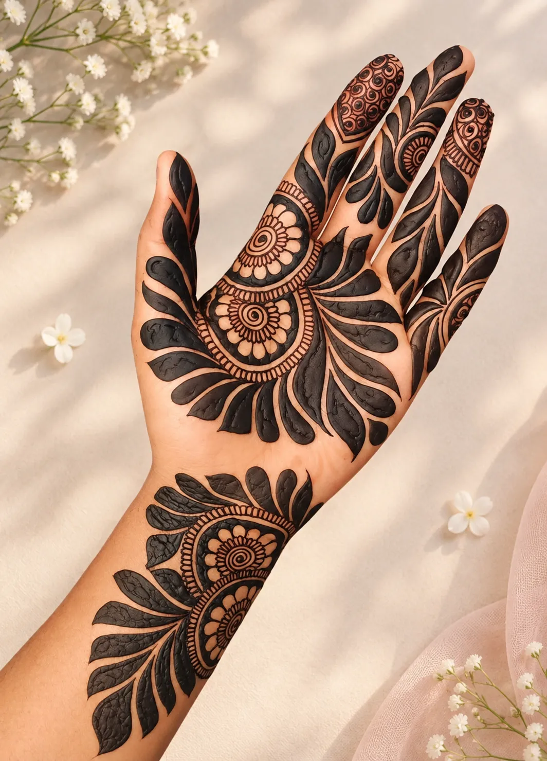 Dubai Mehndi Design Back Hand
