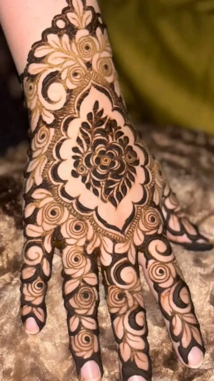 Dubai Mehndi Design For Girl