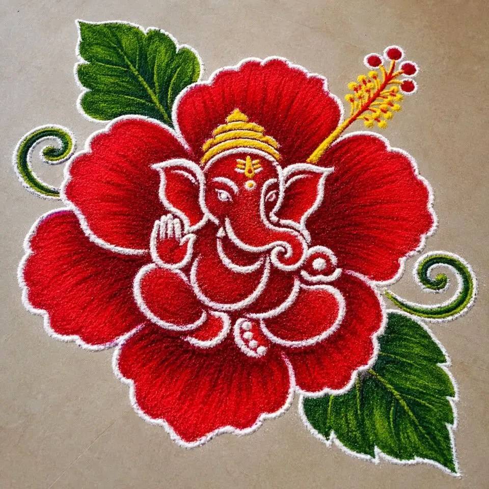 Easy Creative Unique Rangoli Designs (2)
