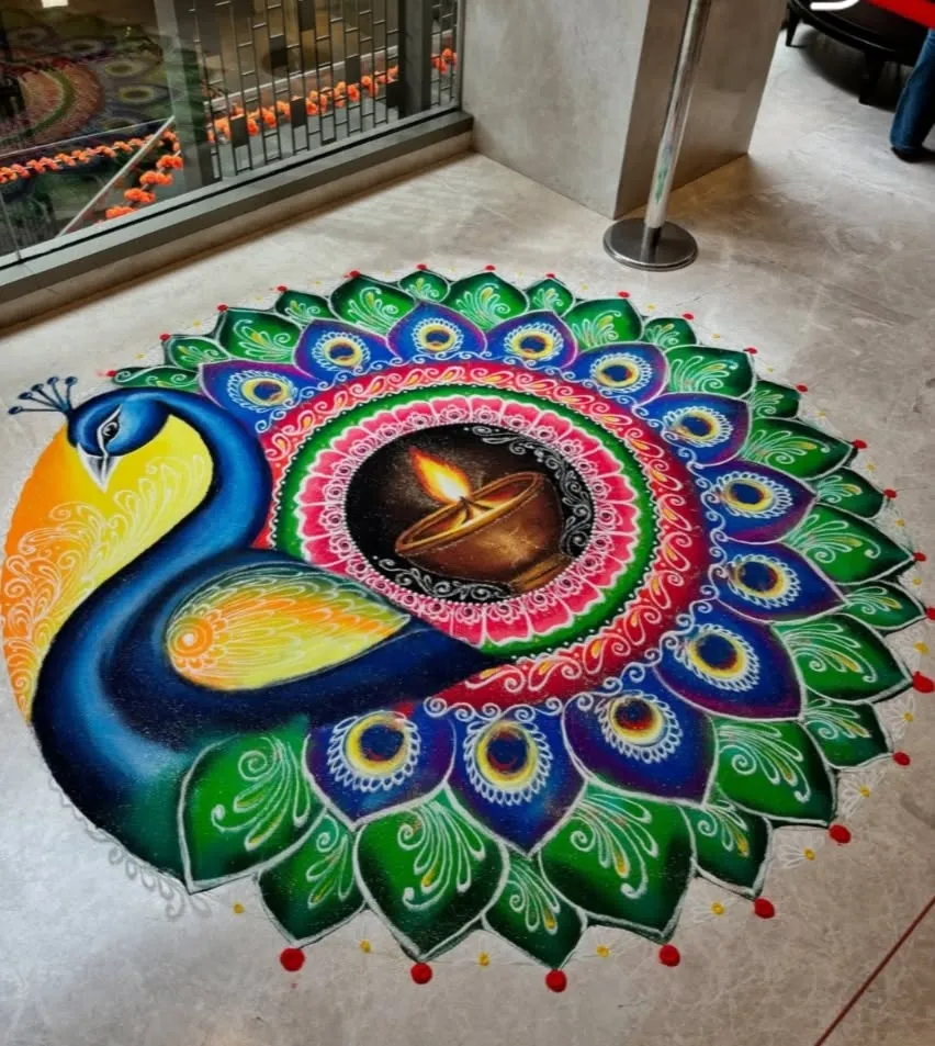 Easy Creative Unique Rangoli Designs