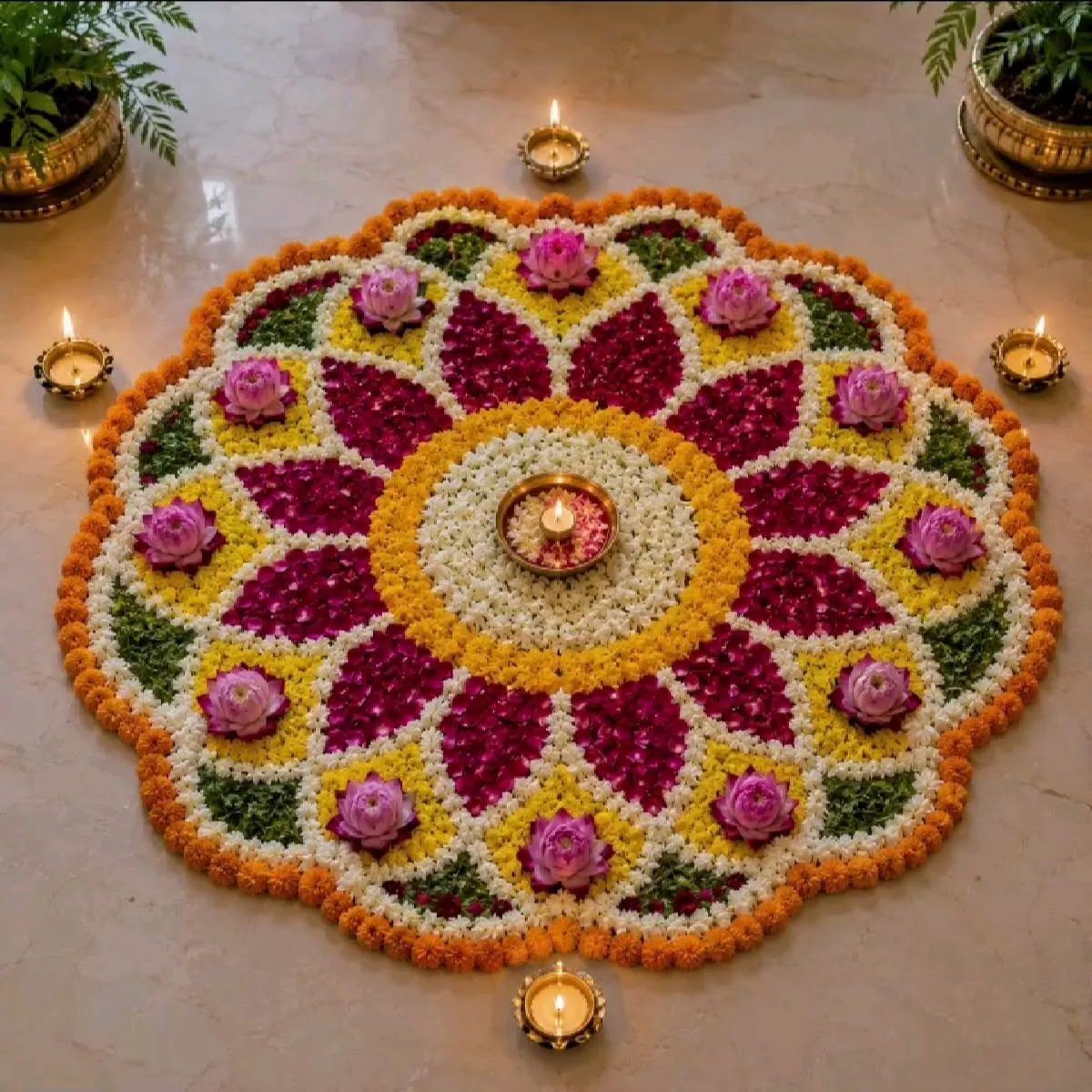 Flower Rangoli (2)