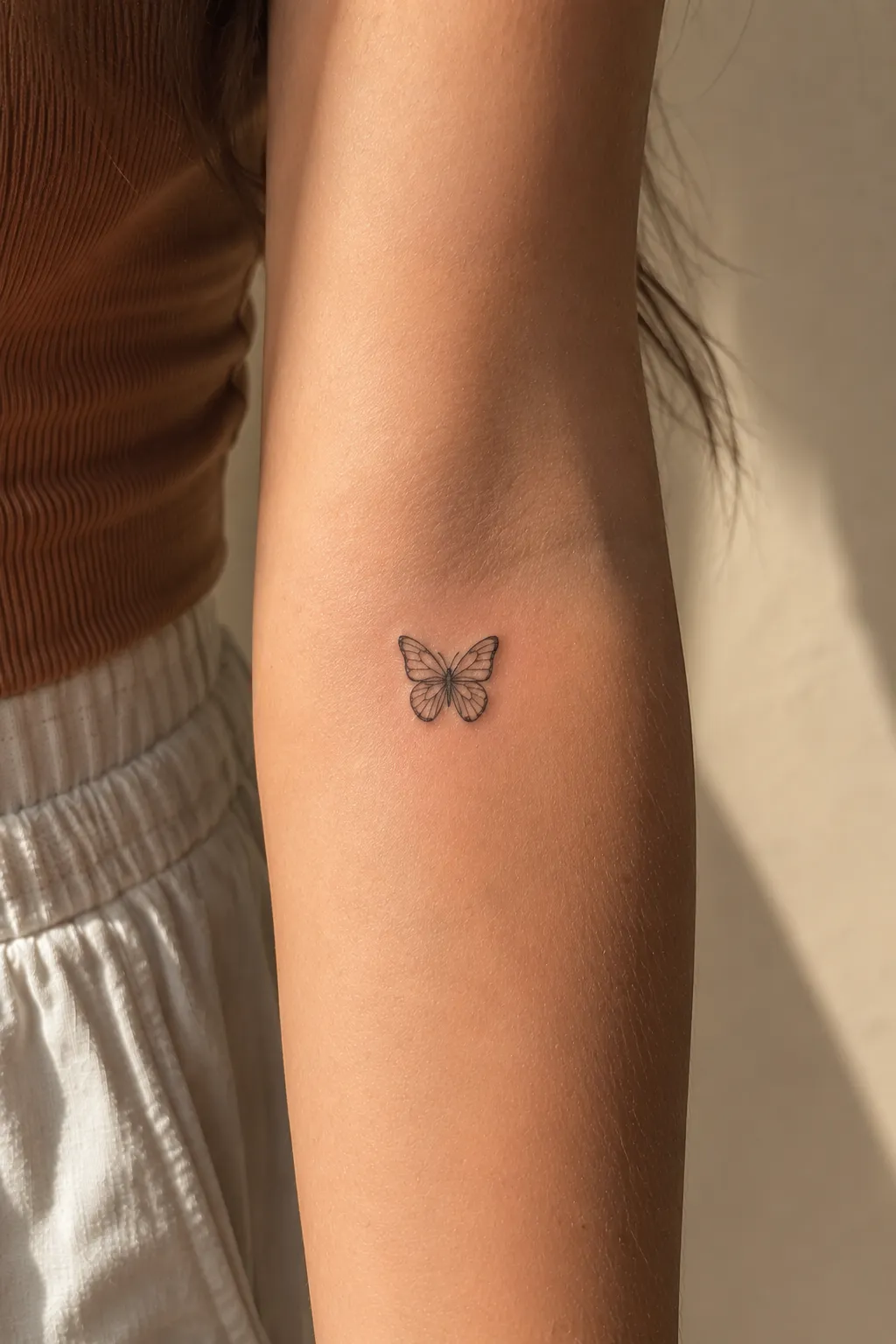 Hand Wrist Butterfly Tattoo Designs