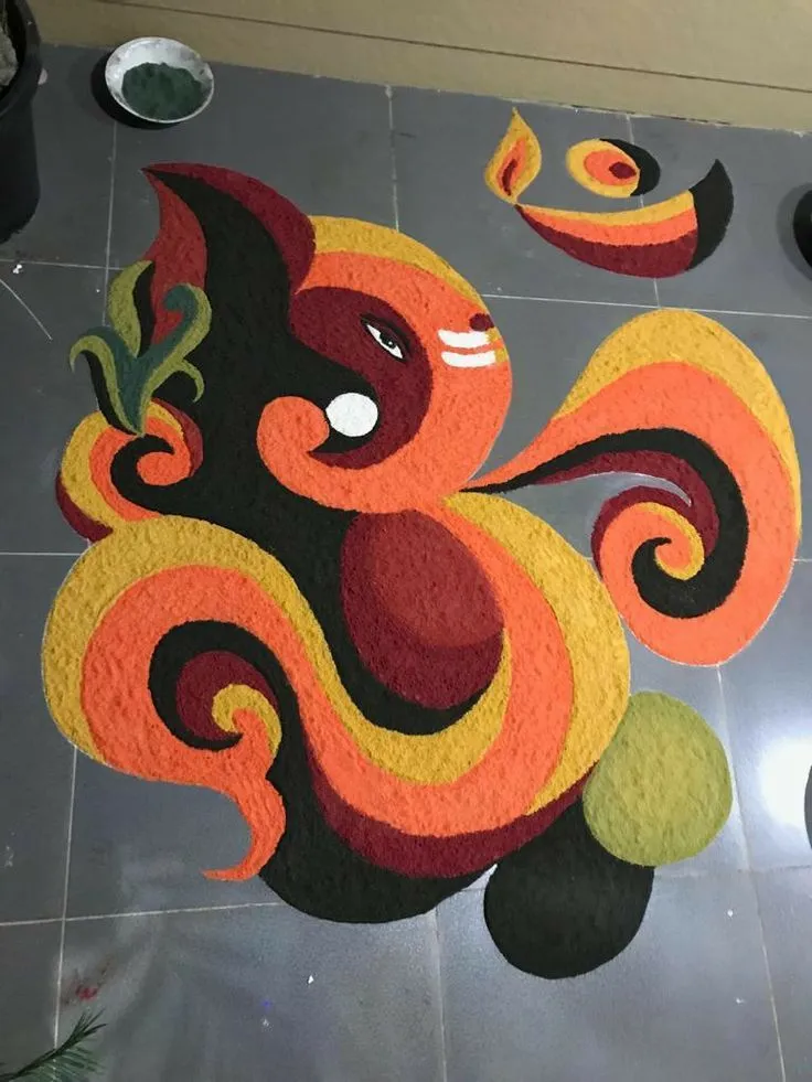 Jeet Creative Unique Rangoli Designs (2)