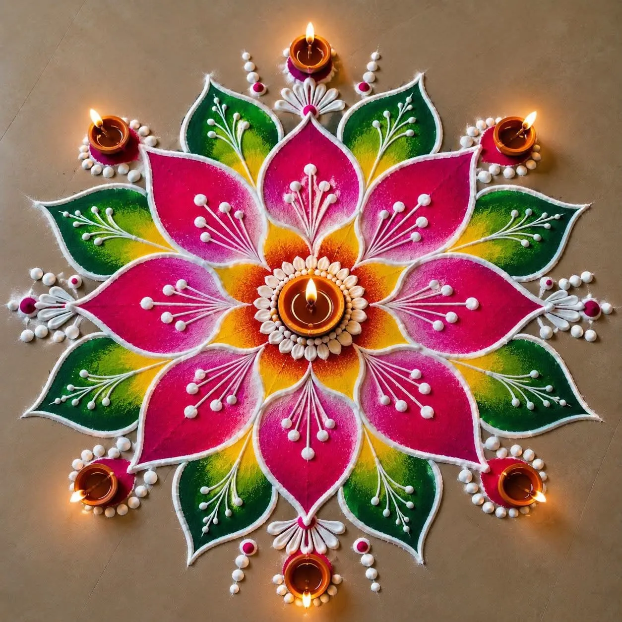 Modern Art Creative Unique Rangoli Designs (5)