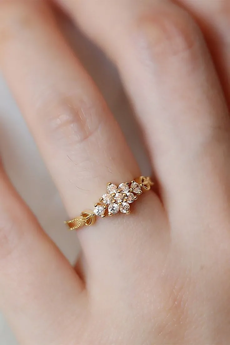 Plain Gold Ring Design For Female (2)