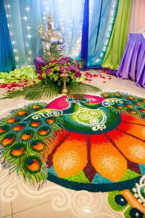 Sanskar Bharti Attractive Big Rangoli Designs