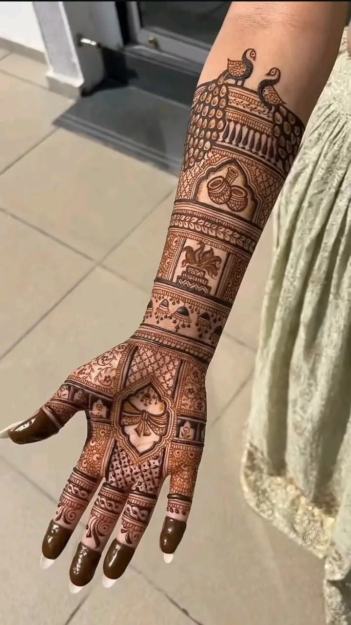 Simple Bridal Mehndi Design
