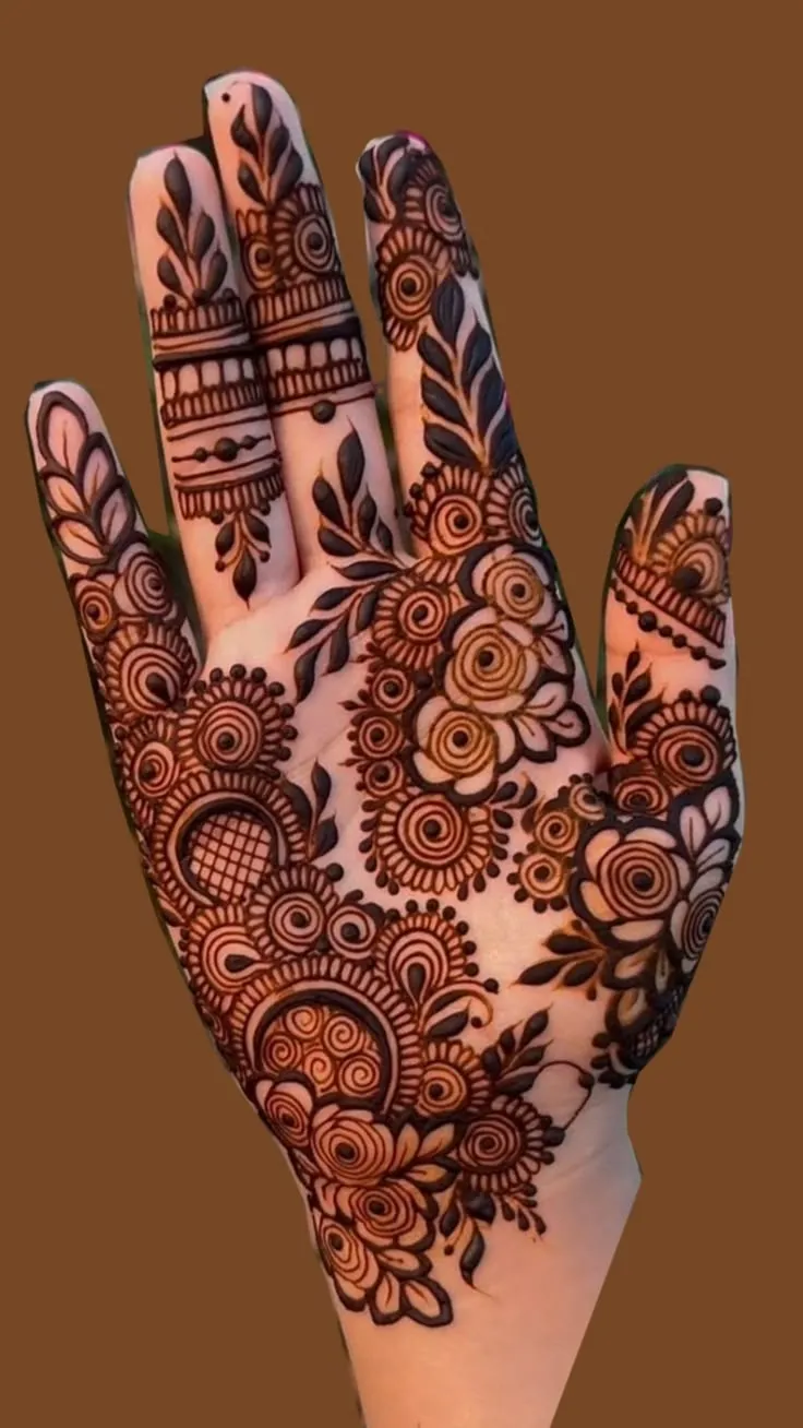 Simple Dubai Mehndi Design (4)