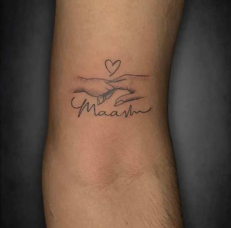 Simple Maa Tattoo Design