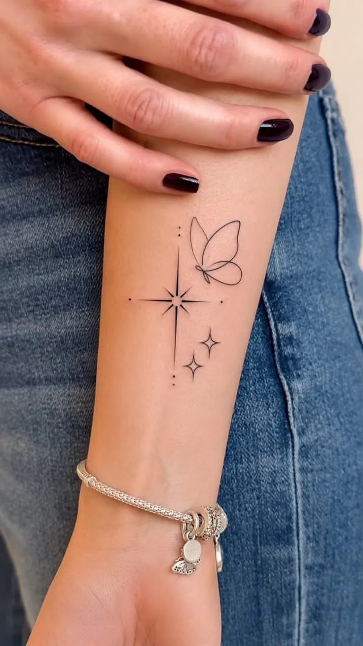 Wrist Butterfly Tattoo Designs (3)