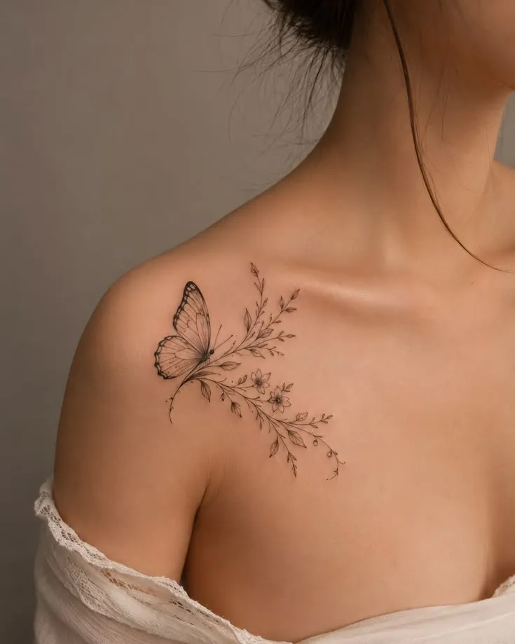 Wrist Butterfly Tattoo Designs