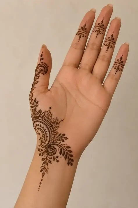 Aesthetic Small Minimalist Henna Designs