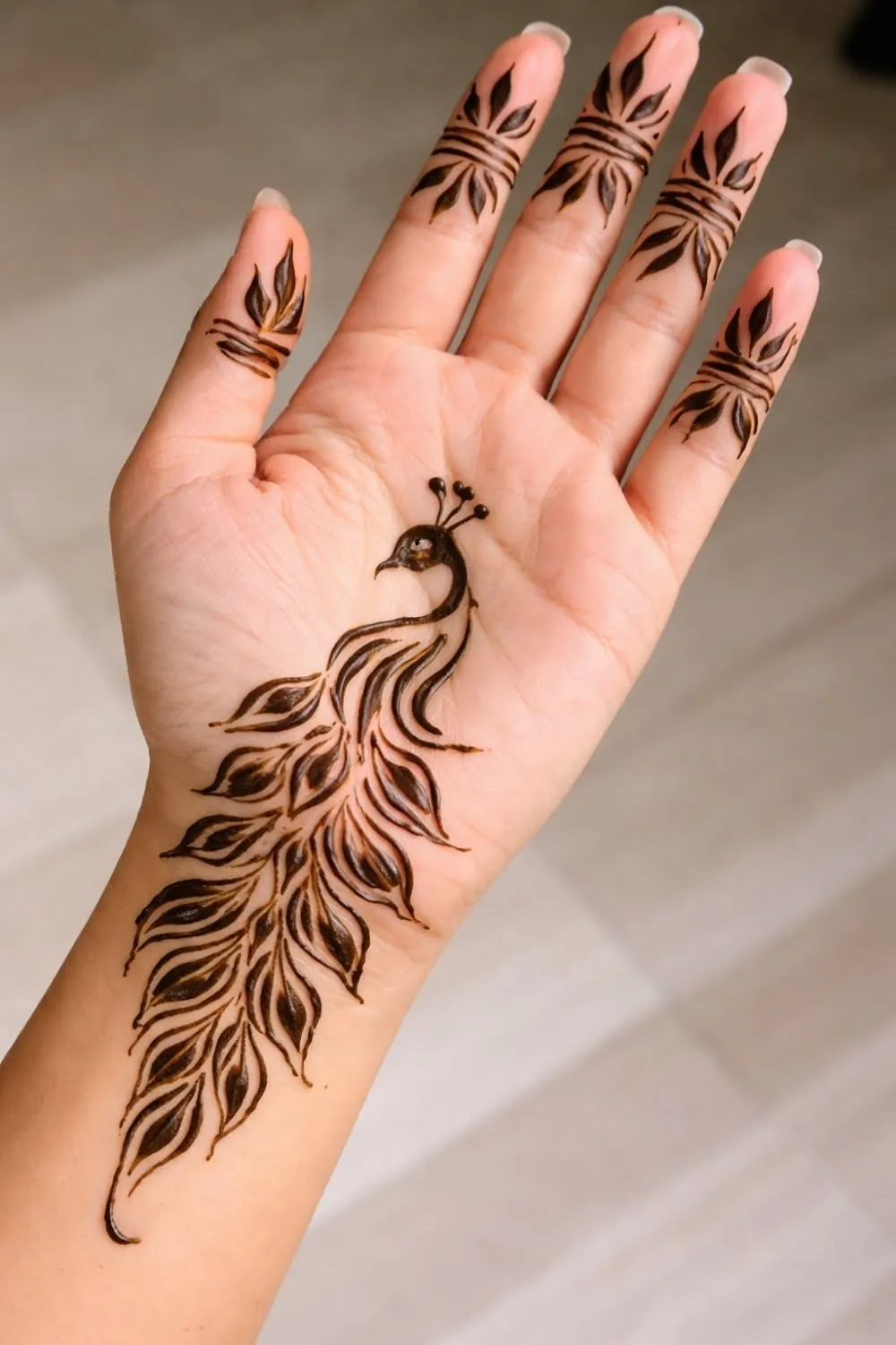 Back Hand Cute Aesthetic Henna Designs (3)