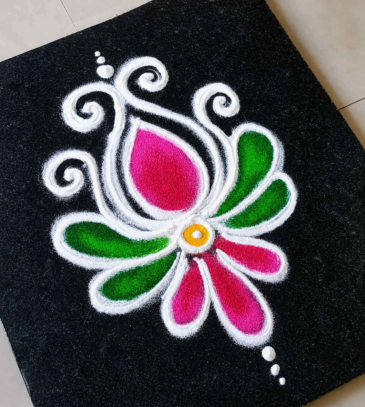 Easy Small Rangoli Design