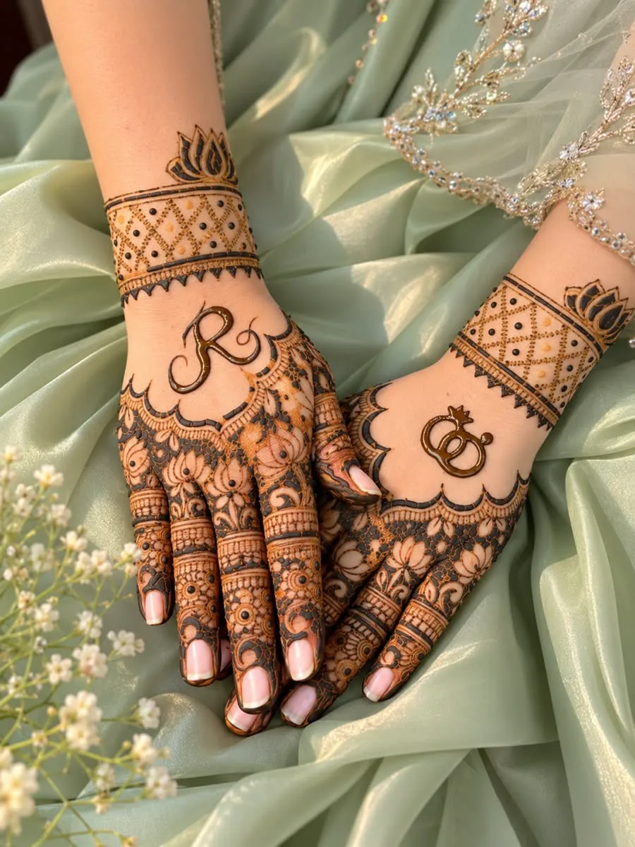 Bridal Engagement Mehendi Designs