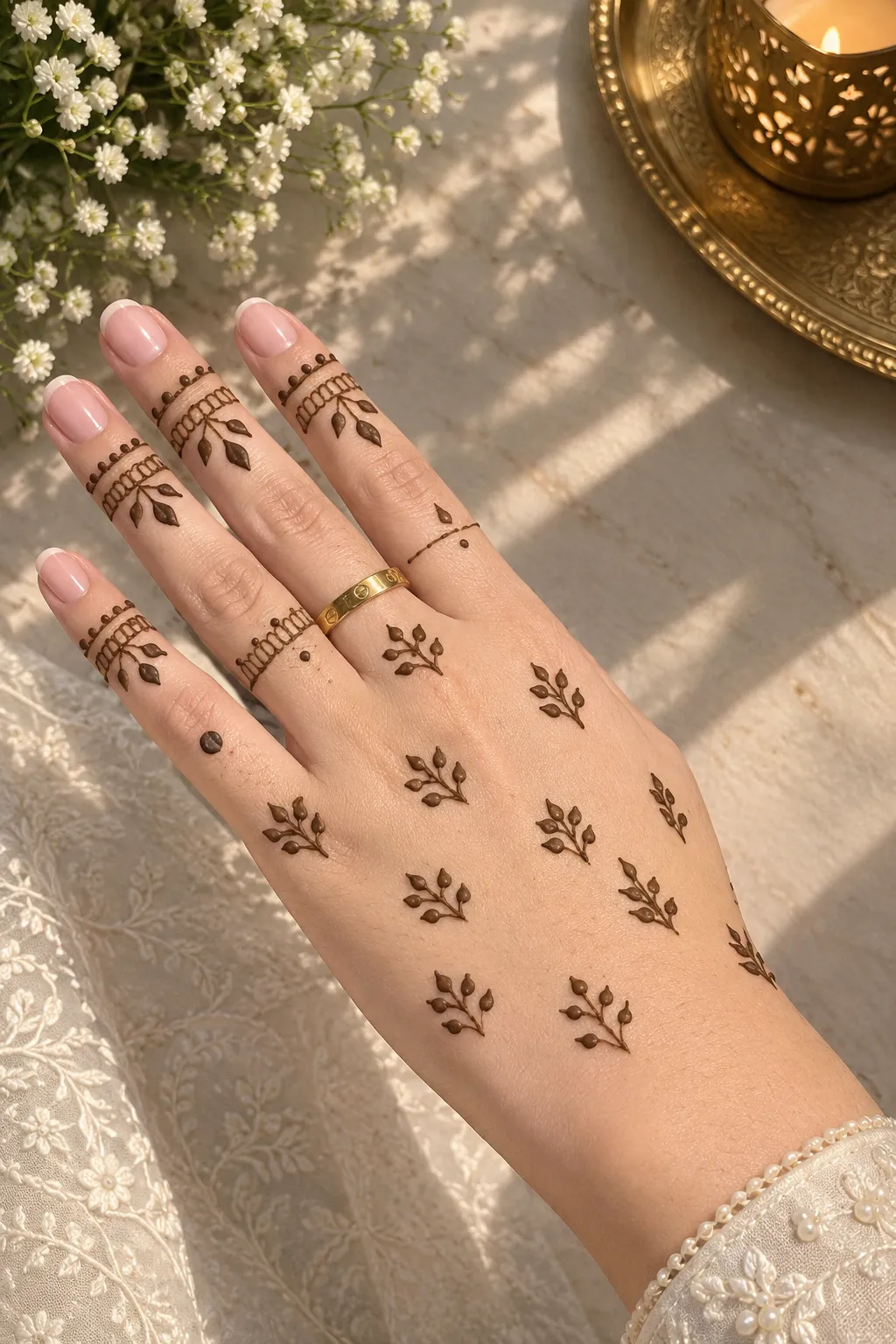 Cute Aesthetic Small Minimalist Henna Designs (3)