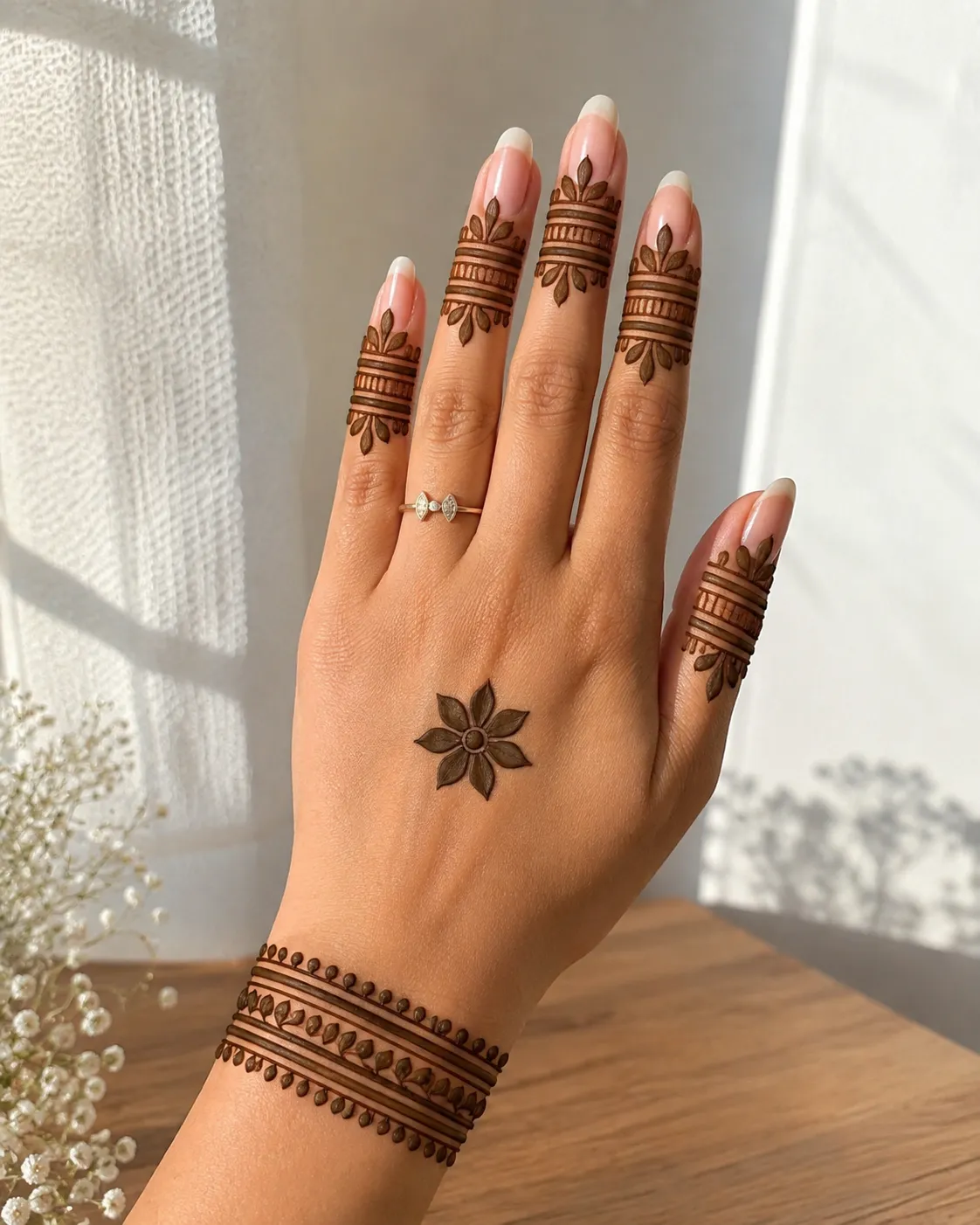 Cute Aesthetic Small Minimalist Henna Designs (4)