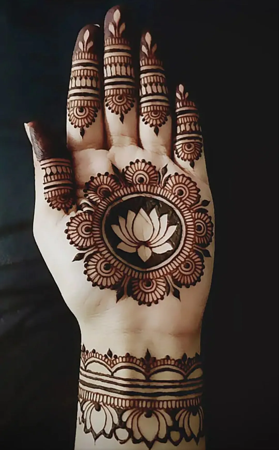 Simple Flower Mehndi Designs (6)