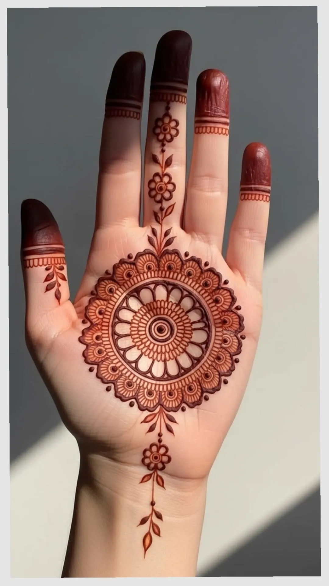 Simple Flower Mehndi Designs (6)