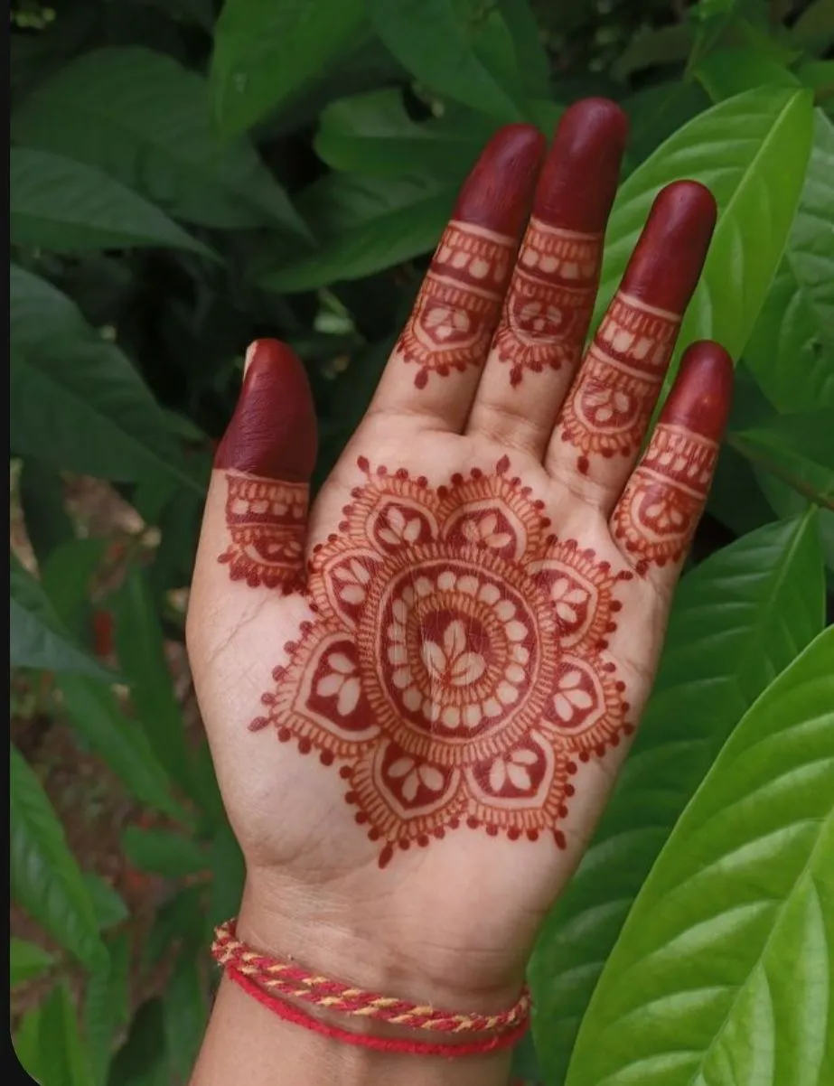 Simple Flower Mehndi Designs (6)
