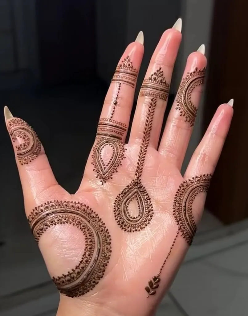 Easy Small Minimalist Henna Designs (2)