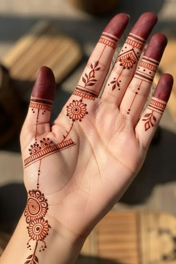 Easy Small Minimalist Henna Designs (3)