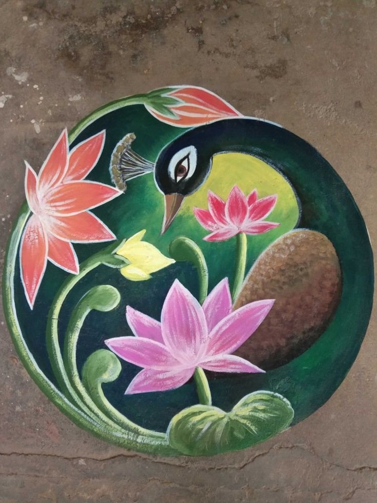 Easy Small Rangoli Design