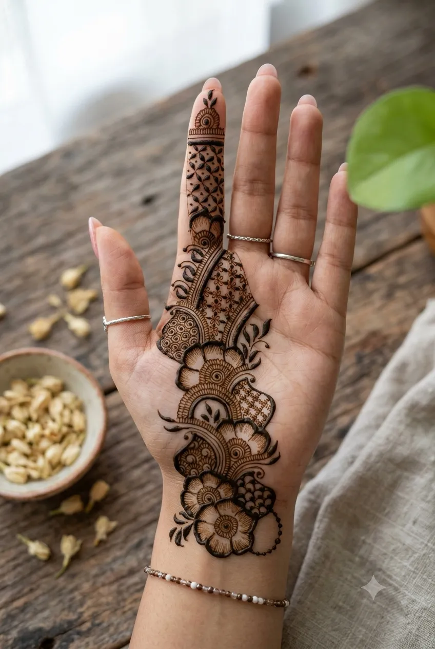 Engagement Mehendi Designs,