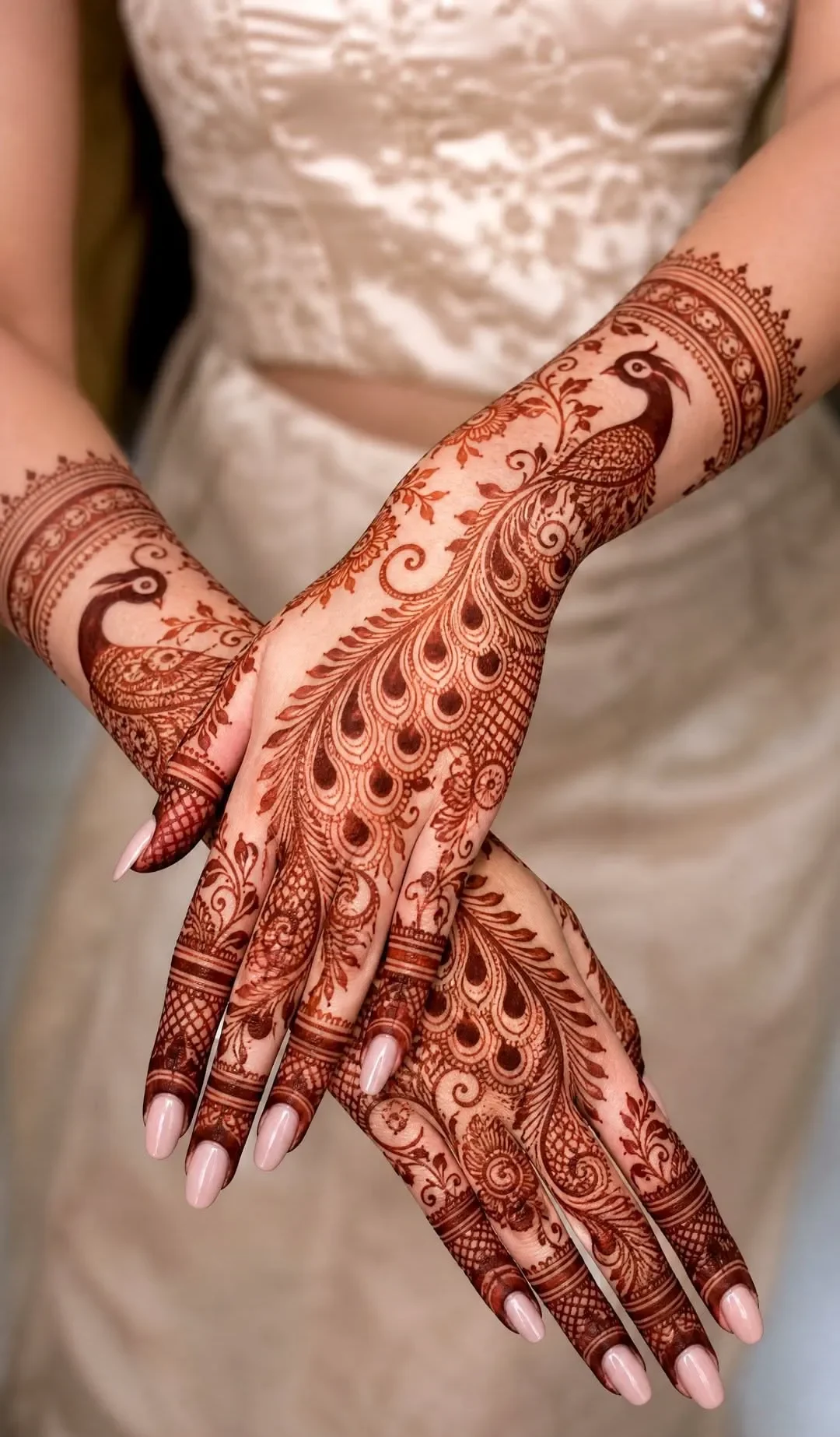 Engagement Mehendi Designs Back,